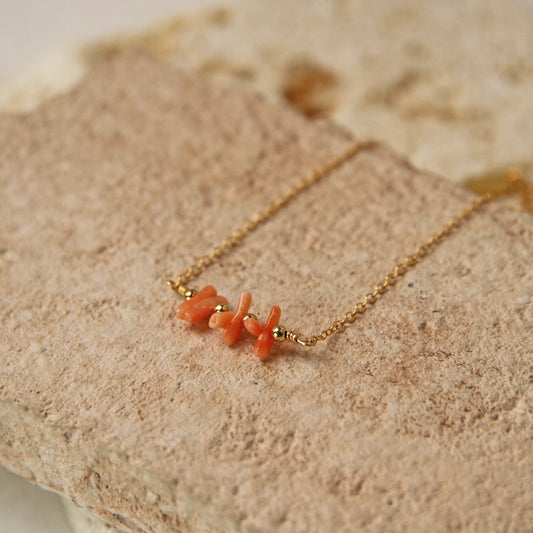 深海珊瑚 ブレスレット /14KGF