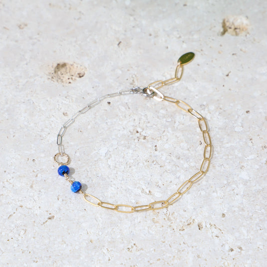 スリムコンビ ブレスレット /14KGF&Silver925