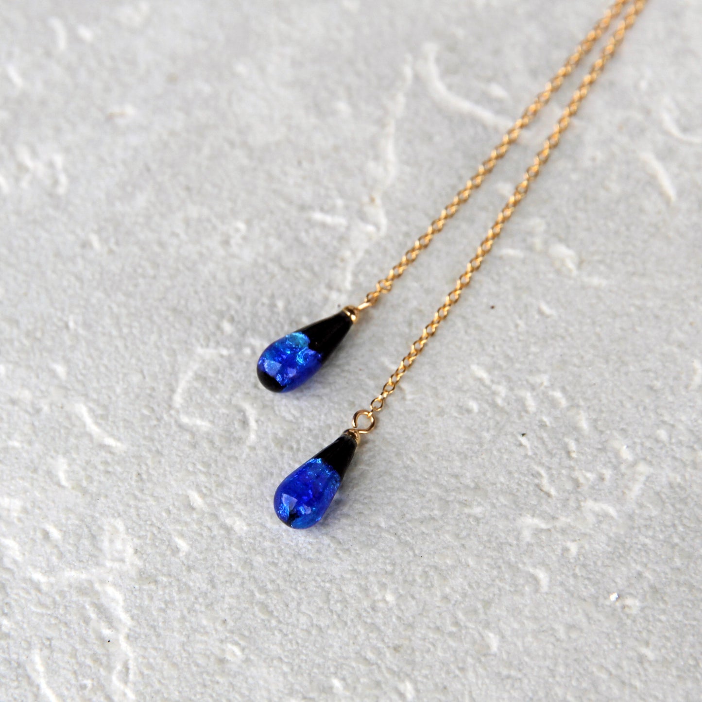 Firefly Glass Necklace/14KGF