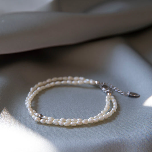 淡水パール 2連 ブレスレット /Silver925