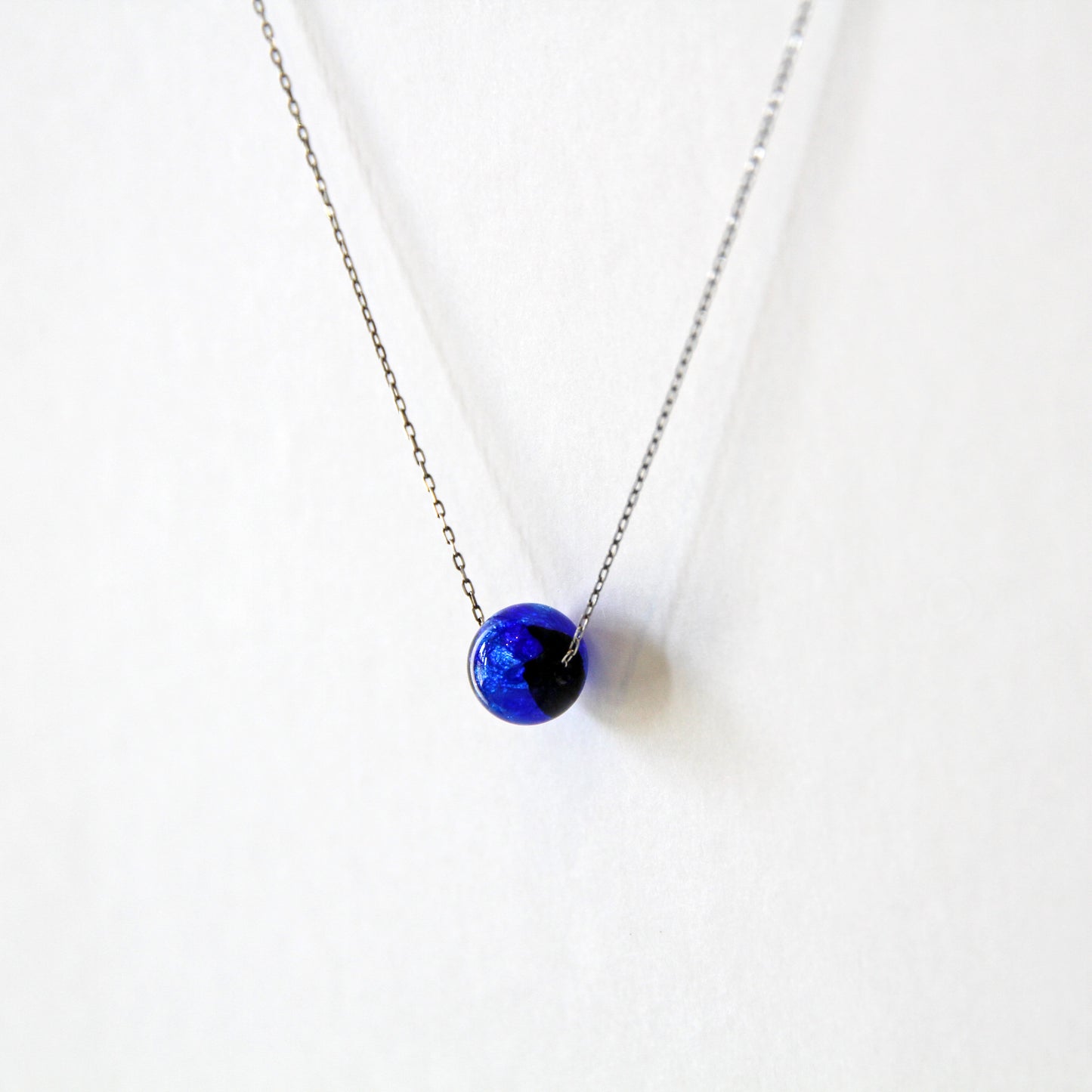 Firefly Glass Pendant/Platinum
