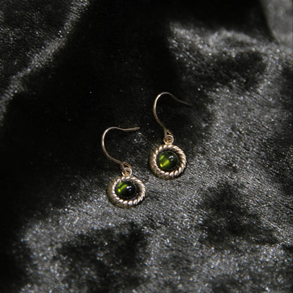 トルマリン フックピアス / 14KGF