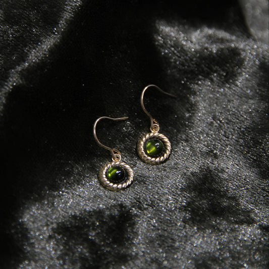 トルマリン フックピアス / 14KGF