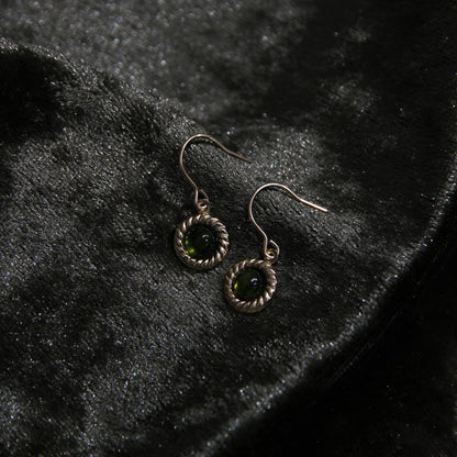 トルマリン フックピアス / 14KGF